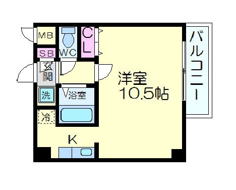 メゾンドヴィレ茨木の物件間取画像