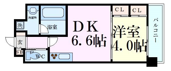 レオングラン新大阪レジデンスの物件間取画像