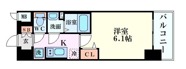 プレサンス天神橋筋六丁目ヴォワールの物件間取画像