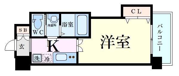 Luxe新大阪EASTⅡの物件間取画像