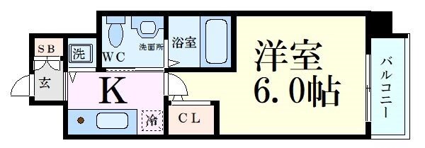 エスリード新大阪NORTHの物件間取画像