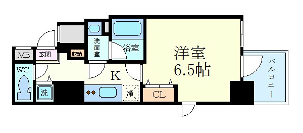 ファーストレジデンス天満橋の物件間取画像