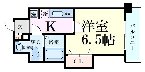 FRENCIA NOIE 東三国の物件間取画像