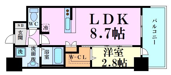 セレニテ新大阪プリエの物件間取画像