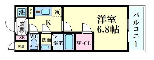 ファーストフィオーレ吹田パティオの物件間取画像