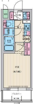 ファーストフィオーレ吹田パティオの物件間取画像