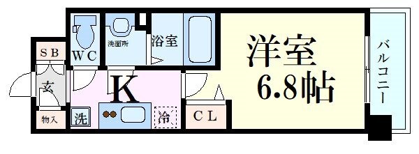 レシオス新大阪NORTHの物件間取画像