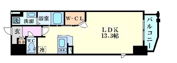 La Douceur梅田Westの物件間取画像