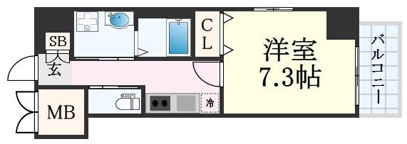 エメルミナ豊中岡町の物件間取画像