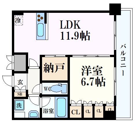 GRAND VILLASSE福島の物件間取画像