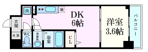 リヴェント福島野田の物件間取画像