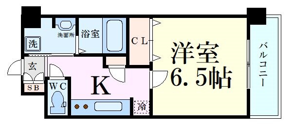 スプランディッド新大阪DUEの物件間取画像