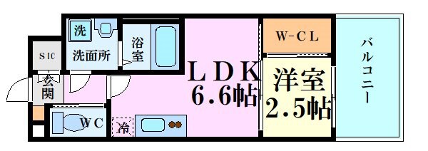 セレニテ三国プリエの物件間取画像