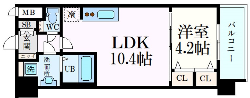 スプランディッド新大阪VⅠの物件間取画像