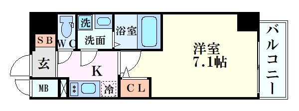 サムティ福島Rufleの物件間取画像