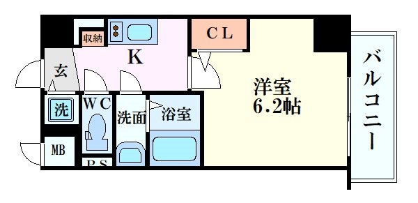 La Douceur江坂Ⅱの物件間取画像