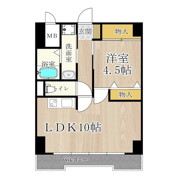 サムティ新大阪WESTの物件間取画像