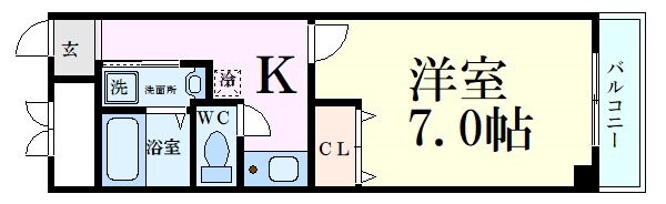 IF都島の物件間取画像