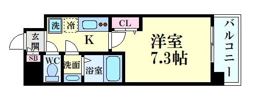 LIVIAZ SHIN-OSAKA Cielの物件間取画像