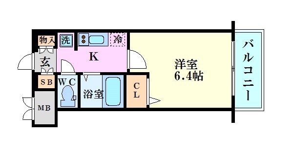 天神橋筋六丁目駅 徒歩10分 5階の物件間取画像