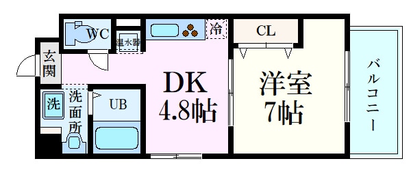 第17関根マンションの物件間取画像