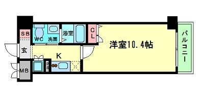 フェニックスレジデンス堺東の物件間取画像