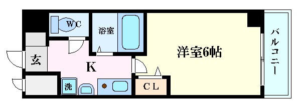 エスリード梅田西第2の物件間取画像