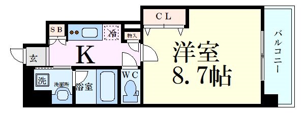 Succeed江坂公園の物件間取画像