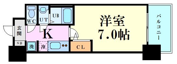 セレニテ新大阪プリエの物件間取画像