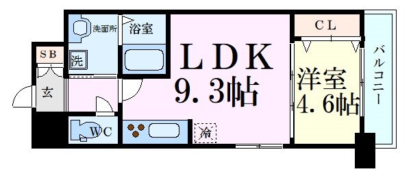 新大阪駅 徒歩3分 3階の物件間取画像