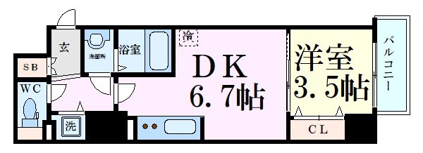 レオンコンフォート堀江公園の物件間取画像