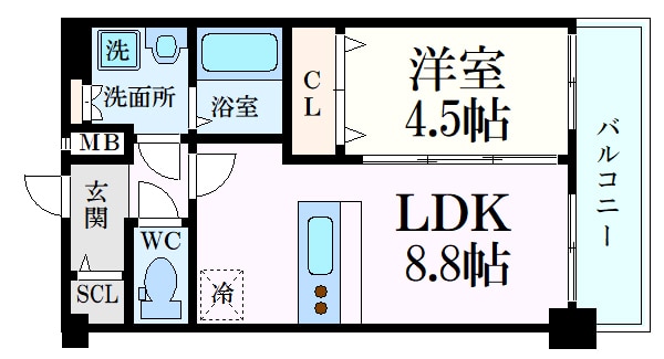 ベイサイドパークOSAKAノースレジデンシスの物件間取画像