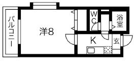 カルム香川Ⅲの物件間取画像