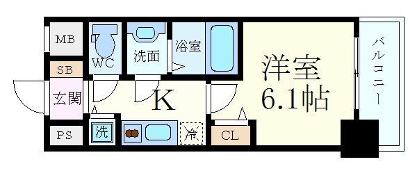 プレサンス新大阪ザ・シティの物件間取画像