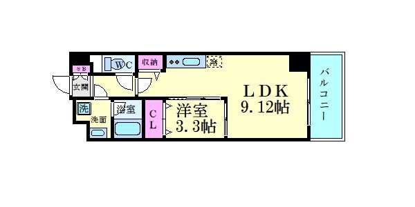江坂駅 徒歩10分 4階の物件間取画像