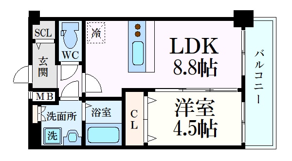 ベイサイドパークOSAKAノースレジデンシスの物件間取画像