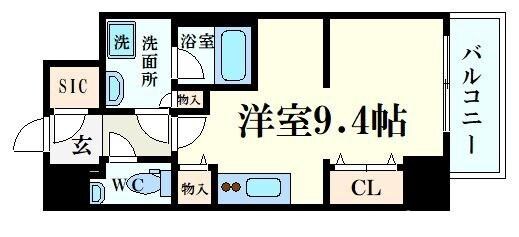 アーバス天満橋の物件間取画像