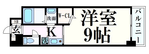 兵庫駅 徒歩3分 11階の物件間取画像