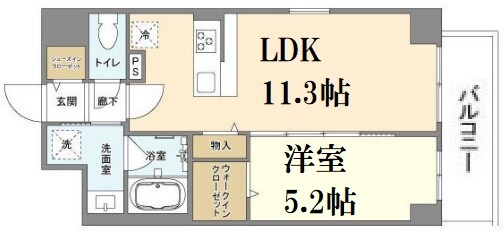 コンフォリア西宮の物件間取画像