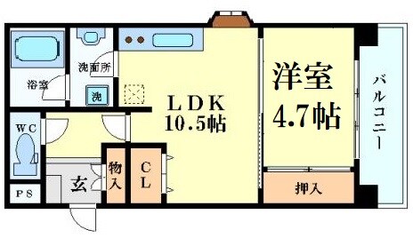 アークコート北口の物件間取画像