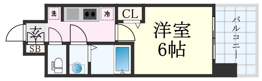 西代駅 徒歩9分 2階の物件間取画像