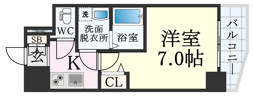 ファステート神戸アモーレの物件間取画像