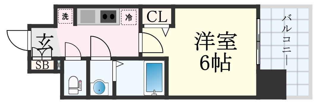 西代駅 徒歩9分 7階の物件間取画像