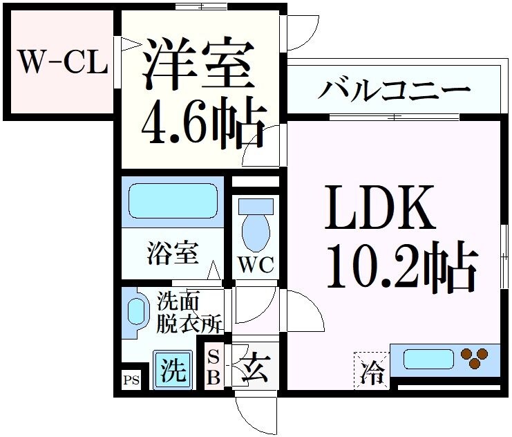 御影駅 徒歩5分 2階の物件間取画像