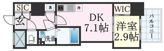 神戸駅 徒歩5分 5階の物件間取画像