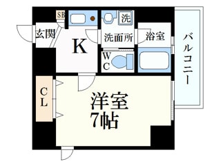 新開地駅 徒歩3分 7階の物件間取画像