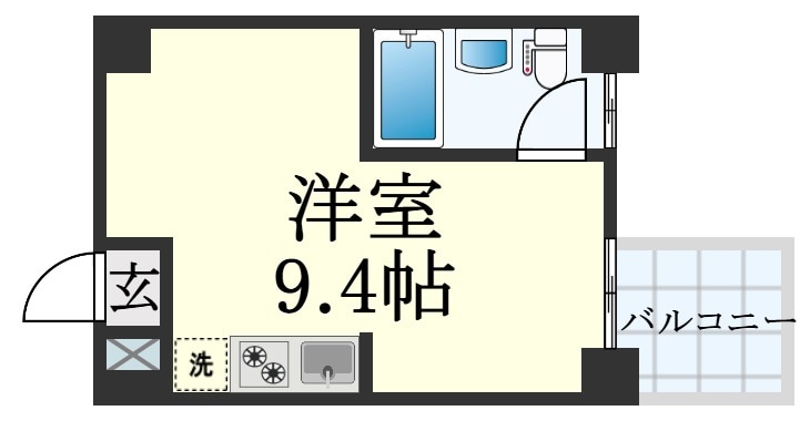 三ノ宮駅 徒歩4分 3階の物件間取画像