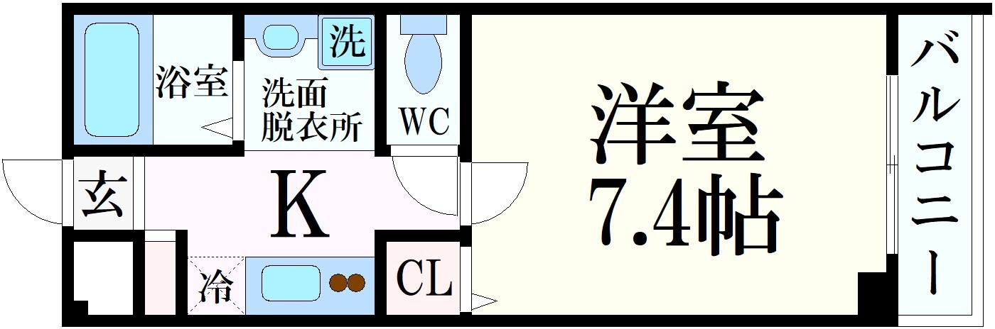 灘駅 徒歩10分 2階の物件間取画像