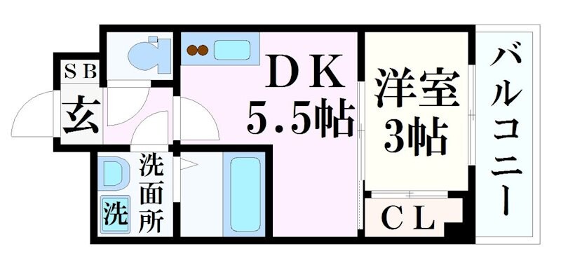 みなと元町駅 徒歩2分 12階の物件間取画像