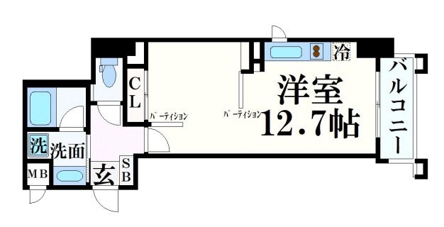 新神戸駅 徒歩3分 9階の物件間取画像